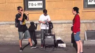 Olya Keks, Andrei Sklema and Aleksi Vähäpassi - Saint-Petersburg street beatbox