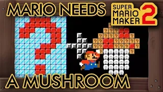 Super Mario Maker 2 - Mario Wants to Eat Mushrooms