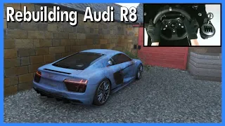 Rebuilding Audi R8 V10 Plus - Forza Horizon 4 (Steering Wheel + Paddle) Gameplay