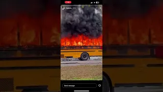 New Orleans School Bus Fire