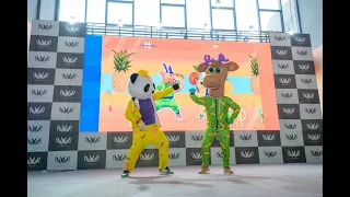 【Just dance 2020】Con calma(Panda and deer cosplay)