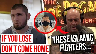 Joe Rogan AMAZED by MUSLIM fighters, Khabib's Mother and her Role in his success