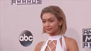 Gigi Hadid Red Carpet Fashion AMAs 2015