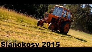 Sianokosy 2015☆Koszenie,prasowanie,zwożenie,owijanie☆ Mtz80 & Deutz-Fahr  315