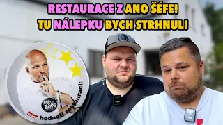 Další restaurace z ANO ŠÉFE! Tu nálepku by měli strhnout!😐