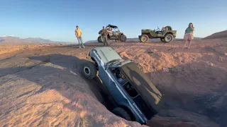 New Ford Bronco on 40s attempts The Moab "Hot Tub"