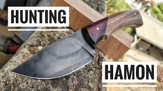 Knife Making - Forging a Hunting Knife With a Hamon Line