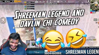 Shreeman legend and Davlin Chi Comedy 😂🤣 Part2 Pubg Mobile