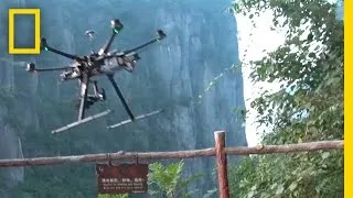 Crashing a Camera Copter in China's Grand Canyon | National Geographic