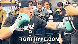 CANELO SHOWS REAL "MEXICAN MONSTER" POWER TO BENAVIDEZ; PRACTICES KNOCKOUT SHOT FOR JOHN RYDER