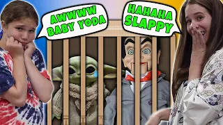 Baby Yoda And Slappy Go To Box Fort Jail!