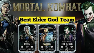 MK11 Fujin , Ace of knaves The Joker & Injustice 2 Raiden Max Level Survival Mode Gameplay MK Mobile