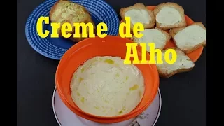 CREME DE ALHO RÁPIDO, FÁCIL E DELICIOSO!