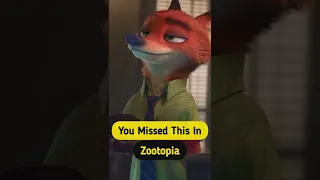 You Missed This In Zootopia...