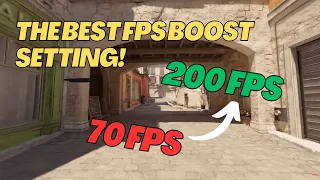 THE BEST FPS BOOST SETTING! (Patched)