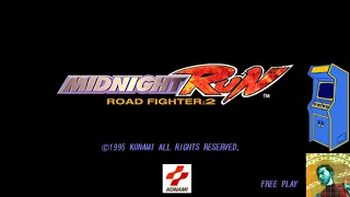 Midnight Run: Road Fighter 2 (Konami, 1996) arcade game review