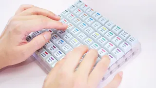 【ASMR】72種類の無限キーボードスイッチ👉⌨　72キーメカニカルキーボードスイッチ【音フェチ】