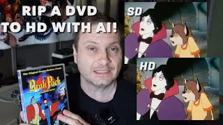 Converting a Cartoon DVD to HD with AI Upscaling! (Drak Pack)