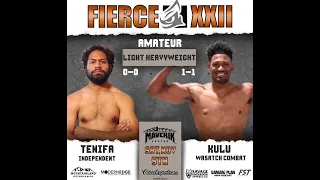 Sam Tenifa vs Valiami Kulu - Fierce Fighting Championship 22