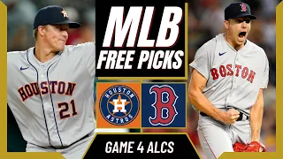 Free MLB Picks | ASTROS vs RED SOX ALCS Game 4 Prediction (10/19/21) | MLB Betting Tips