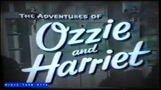 WOC Tape 0776 "Ozzie and Harriet" Commercial Compilation - 1950s