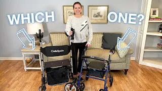 Upright Walker versus Rollator Walker | OasisSpace Upright Walker Review