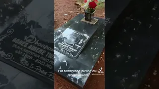 Kumasi tombstone Tafo cemetery