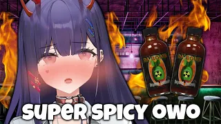 YOU CRINGE YOU EAT SPICY HOT SAUCE