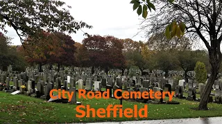 Sheffield - City Road cemetery, UK: 100 acres of memorials