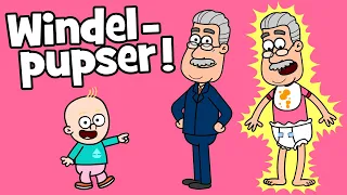 ♪ ♪ Kinderlied Familie  | Da da da, dei dei dei - Das Windelpupser Lied - Hurra Kinderlieder