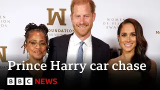 Prince Harry and Meghan involved in New York car chase – BBC News