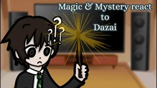 Magic & Mystery react to Dazai - Part 1: Time at Hogwarts