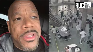 "It Happens" Wack 100 Reacts To Blueface Getting Stabbed In Jail Fight