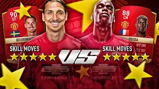 ZLATAN VS POGBA (SKILLS CHALLENGE)