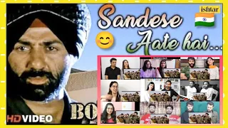 SANDESE AATE HAI | Border | Sunny Deol, Suniel Shetty | Best Patriotic Hindi Song REACTION!!