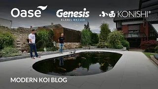 Modern Koi Blog #5491 - Marcus' alter aber neuer 40.000 Liter Genesis Ovalteich