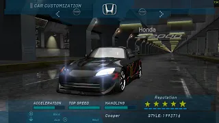 Need for Speed: Underground - How to Build Johnny Tran's Honda S2000 from The Fast and the Furious