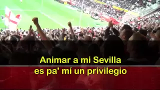 No me arrepiento de este amor entre un te quiero y te quiero Cánticos Sevillistas Biris Norte