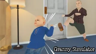 БИТВА МЕЖДУ БАБУШКОЙ И ВНУКОМ! GRANNY SIMULATOR