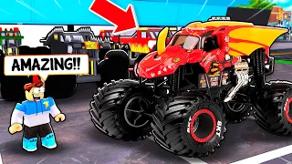 I Created a MONSTER JAM DEALERSHIP In Car Dealership Tycoon!!!
