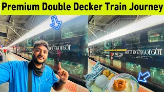 Premium Double Decker Train Journey with Delicious IRCTC food || Coimbatore to Bangalore