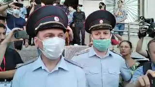 ⭕️ Главный полицейский Хабаровска о политике государства