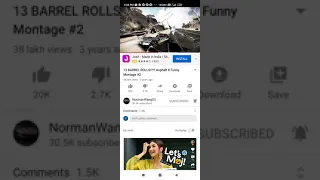 1st Video: 13 BARREL ROLLS!?!? Asphalt 8 Funny Montage #2 By Normanwang03