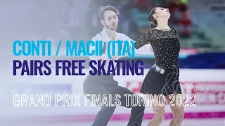 CONTI / MACII (ITA) | Pairs Free Skating | Torino 2022 | #GPFigure