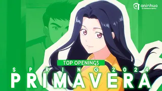 My Top 30 Anime & Donghua Openings of Spring 2024 - Primavera 2024