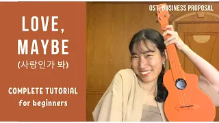 MeloMance/Secret Number - Love, Maybe (사랑인가 봐) UKULELE TUTORIAL by Chairia Tandias