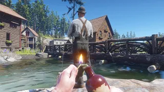 🔥🧨[4K] Dynamite & Fire Bottle Gameplay #48 - Red Dead Redemption 2