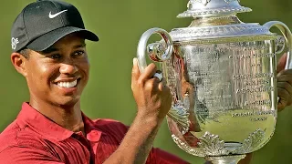 Tiger Woods | Amazing Highlights from His Four Career PGA Championship Wins