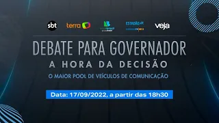 AO VIVO: 'Estadão' promove debate entre candidatos ao governo de SP