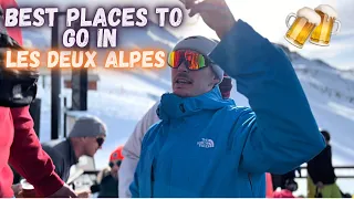 Skiing and partying in Les Deux Alpes in February 2022